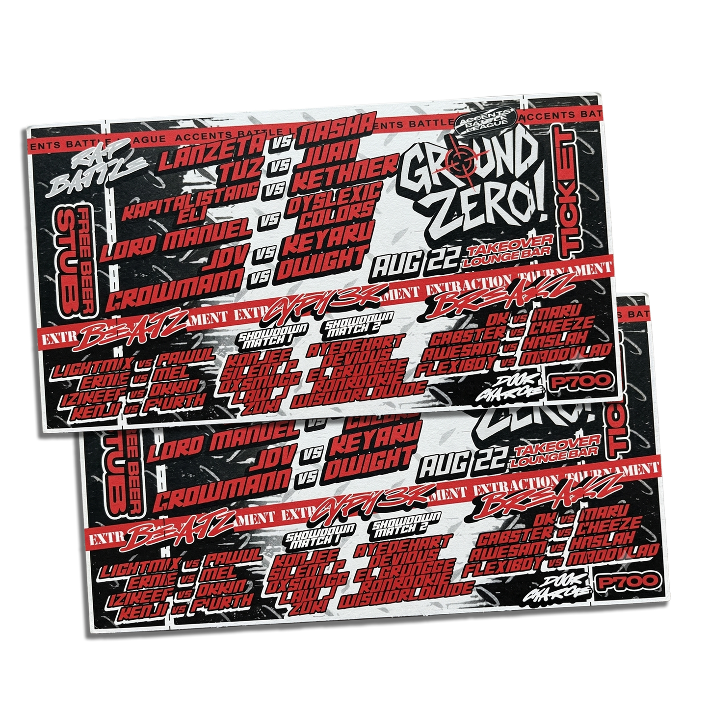 ABL Ground Zero Ticket